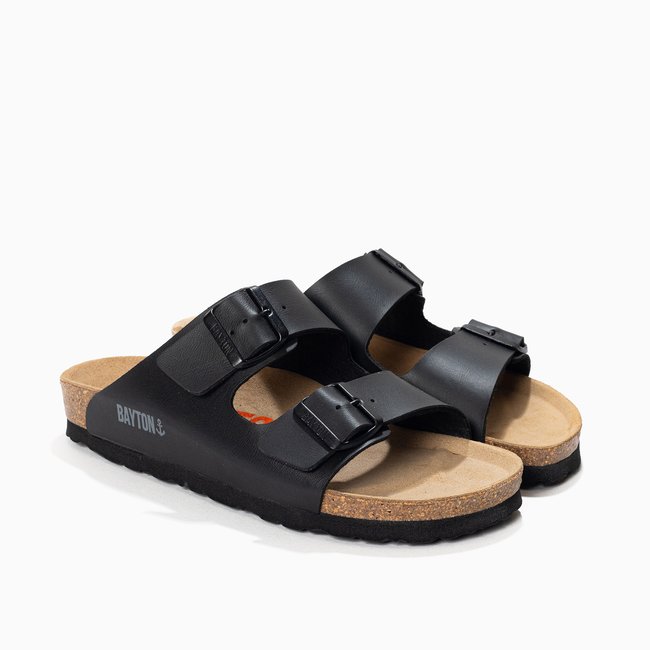 Sandales ATLAS pour enfants noir <span itemprop=