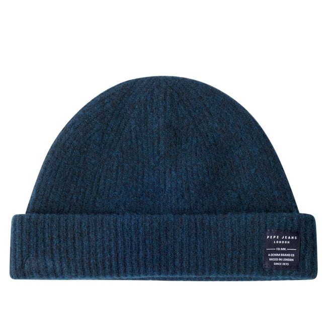 Bonnet Côtelé Avec Logo bleu dulwich <span itemprop=