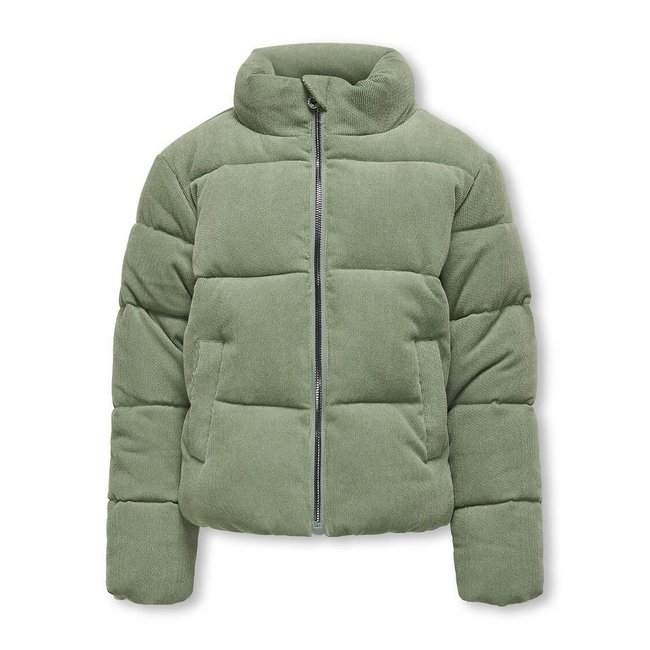 High Neck Padded Jacket, green, KIDS ONLY
