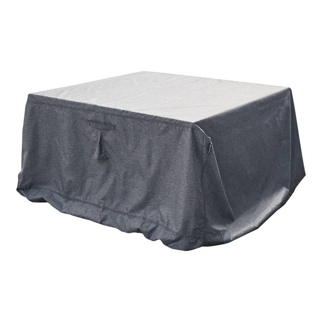 Housse de protection table rectangle HAMBO noir et blanc <span itemprop=