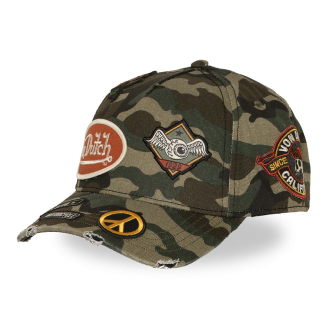 Casquette baseball KAMO marron/kaki/beige/noir/orange/vert/jaune <span itemprop=