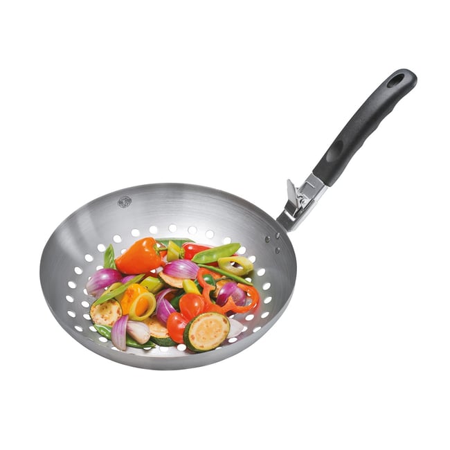 Wok En Acier Inoxydable CIYODO 26 Cm – Poêle Multifonction Double Poignées, Anti-adhésive, Induction & Lave-vaisselle