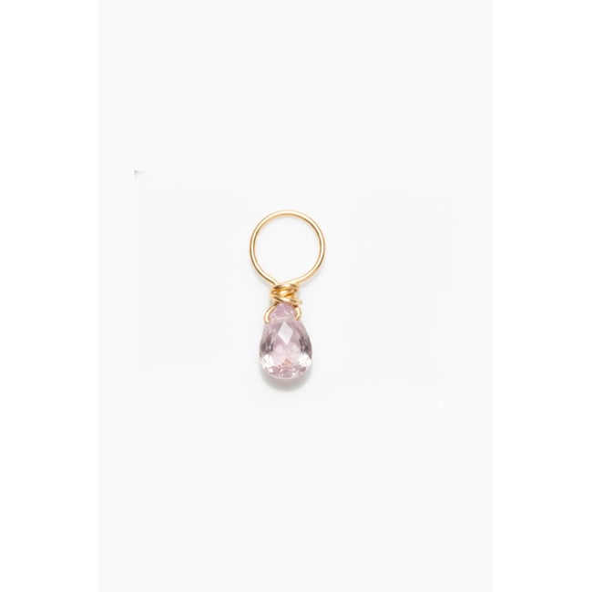 Pendentif Mia - Or 750‰ - Saphir rose clair saphir rose clair <span itemprop=