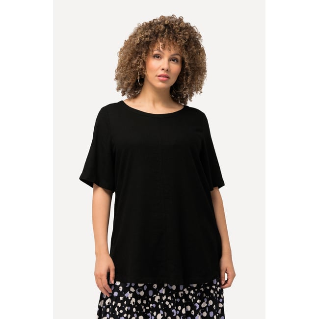 Blouse coupe évasée en lin mélangé - ULLA POPKEN