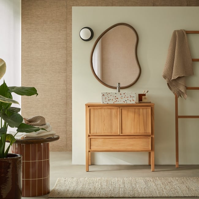 Meuble Salle De Bain, JANE Couleur naturel <span itemprop=