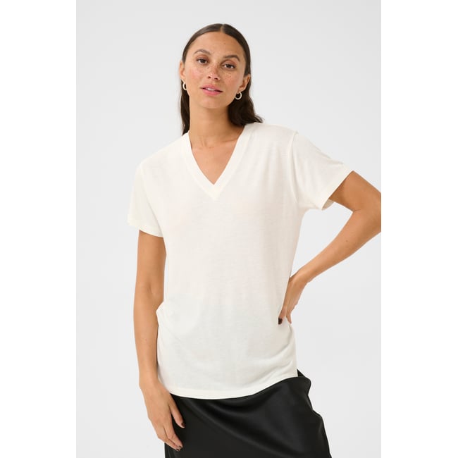 T-shirt beige feather gray <span itemprop=