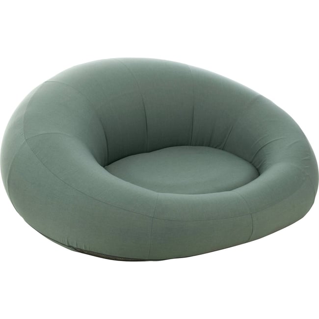 Fauteuil donut d'extérieur Couleur vert <span itemprop=