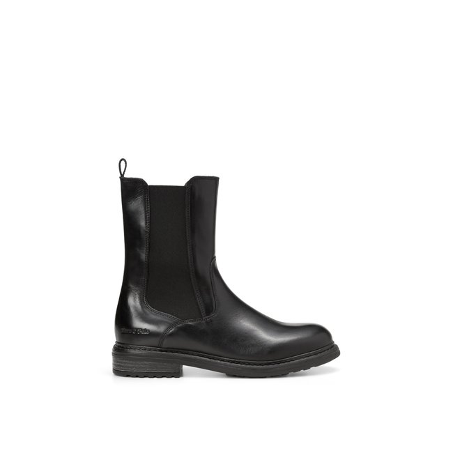 Botte chelsea en cuir de vache noble - MARC O'POLO