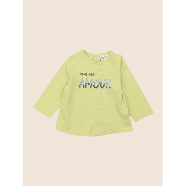 Tee-shirt - Très bon état jaune <span itemprop=