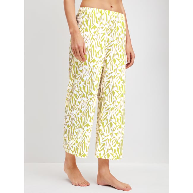 Pantalon de pyjama 7/8 Coton LATE BLOOM M&M lemonade green <span itemprop=