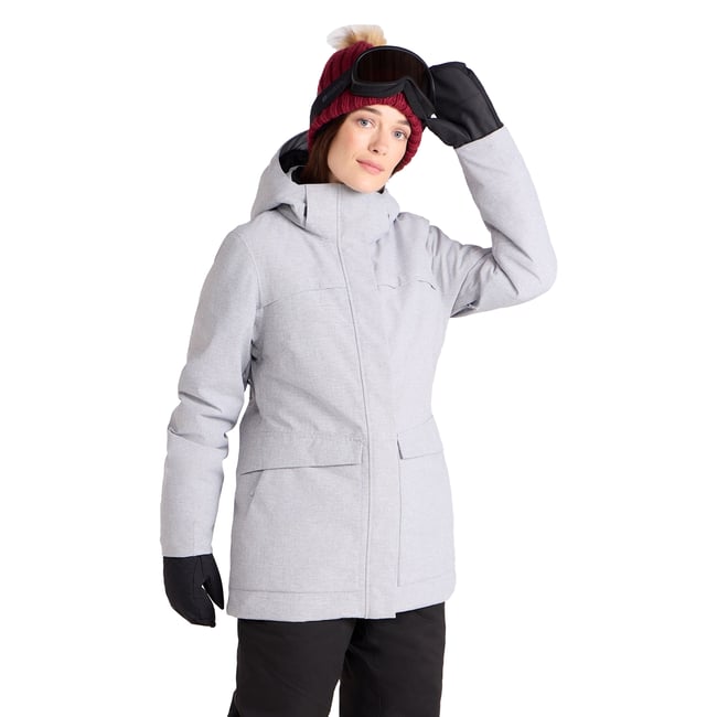 Blouson de ski SNOWDRIFT gris clair <span itemprop=