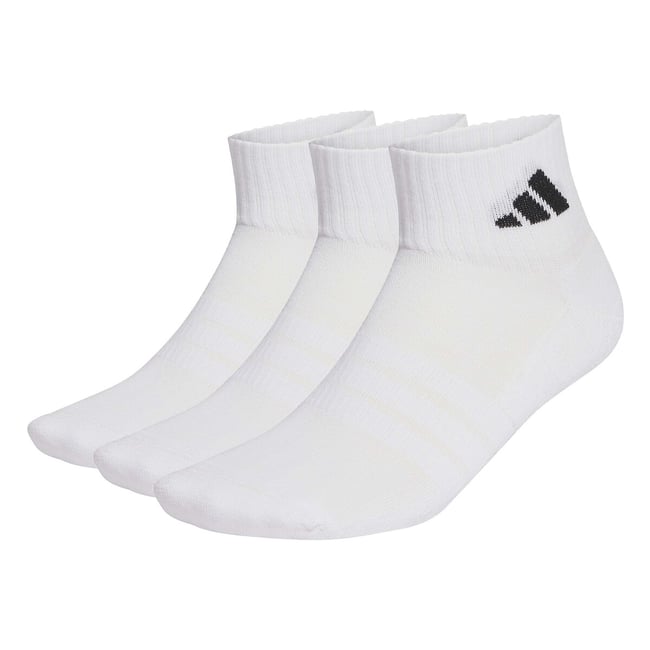 Pack of 3 Pairs of Unisex Mid-Calf Socks, white, adidas Performance