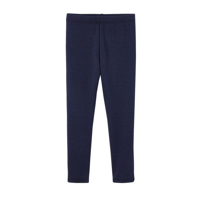 Leggings Pilou Noir Leggings En Polaire Noirs Texturés - Taille M/L/XL, Hiver, 92% Polyester 8% élasthanne Culotte Pvc