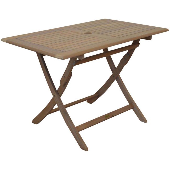 Table rectangulaire en acacia 110 x 70 cm Sophie brown <span itemprop=