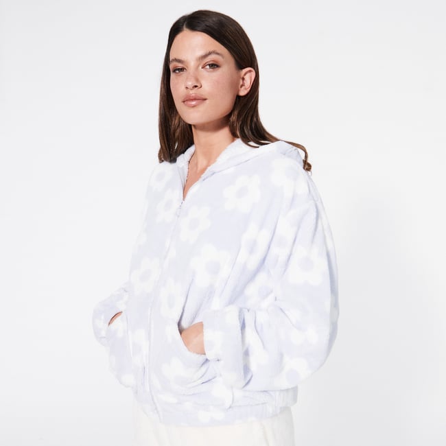 Veste polaire zippée FURLALIZ bleu <span itemprop=