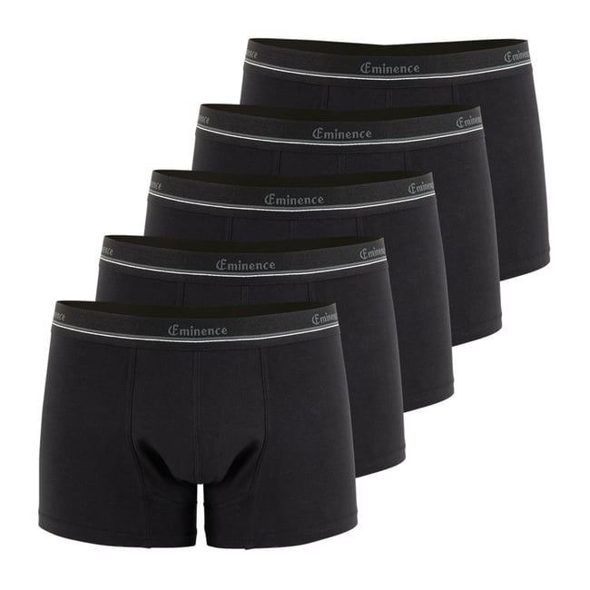 Boxers pour fuites urinaires, lot de 5, SERENITE noir <span itemprop=