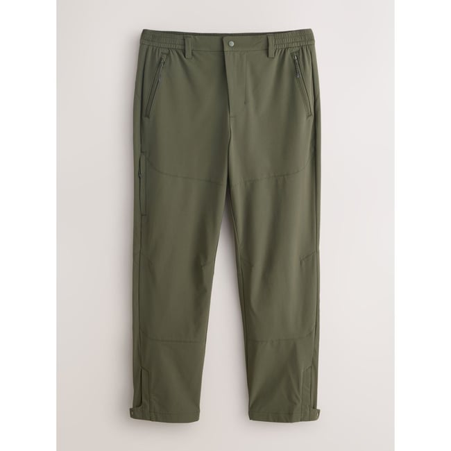 Pantalon cargo coupe droite vert <span itemprop=