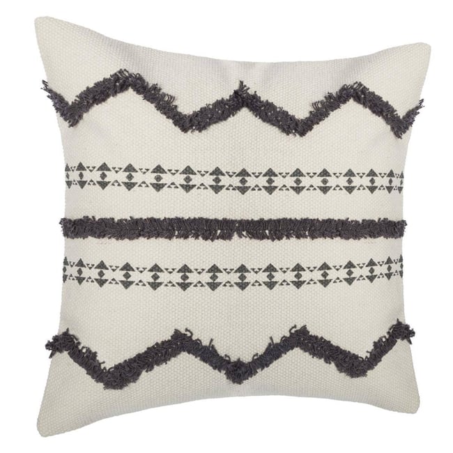 Housse de coussin gris <span itemprop=