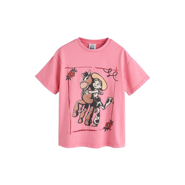T-shirt oversize toy story jessie rouge <span itemprop=