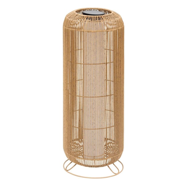 Lampadaire solaire extérieur LOISE Couleur beige <span itemprop=