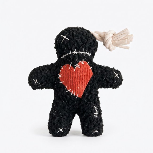 Jouet occupation pour chien, VOODOO noir <span itemprop=