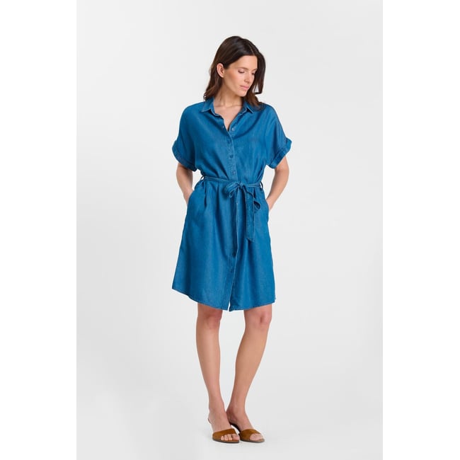 Robe droite DIANE blue denim <span itemprop=