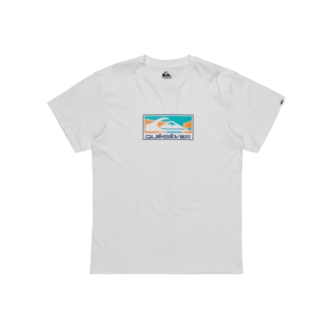 T-shirt manches courtes gros logo blanc white <span itemprop=