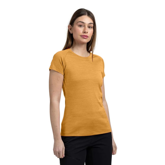 T-shirt VICKLAND orange foncé chiné <span itemprop=