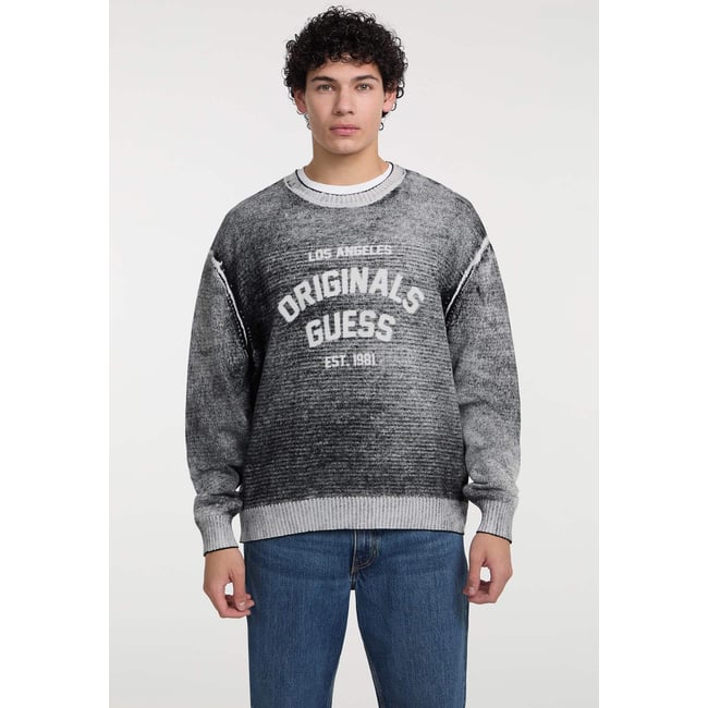 Pull Encolure Ronde noir <span itemprop=