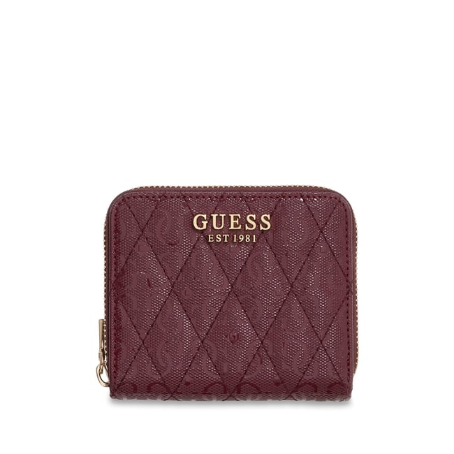 Portefeuille Matelassé Tamara rouge <span itemprop=