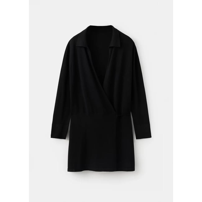 Robe cruzado noir <span itemprop=