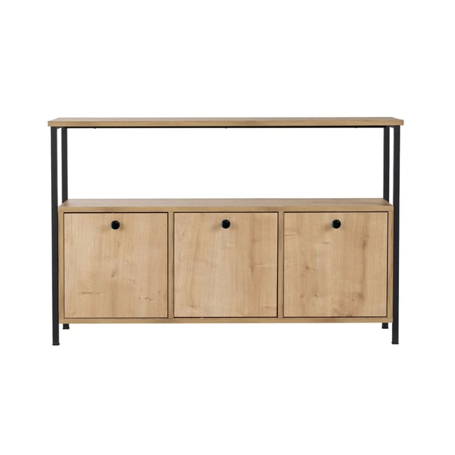 Buffet 3 portes avec étagère SIENNA - CALICOSY