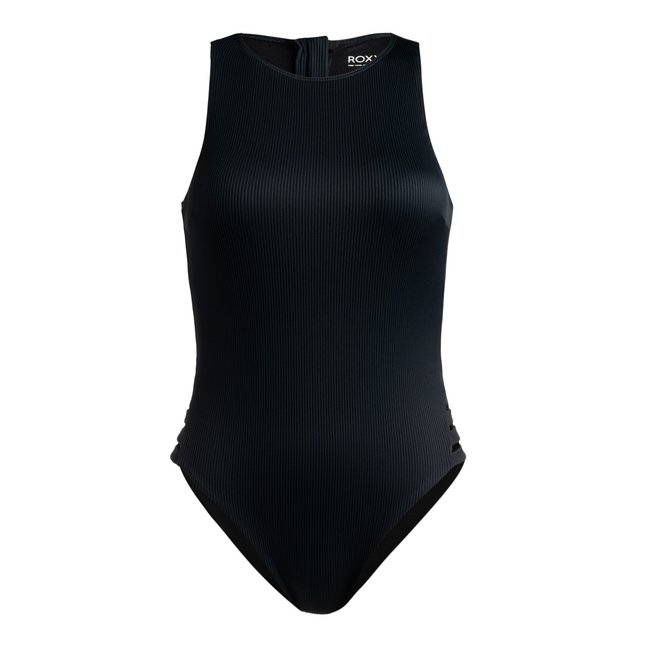 Maillot de bain une pièce. noir anthracite <span itemprop=