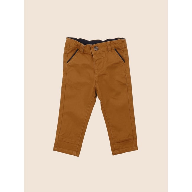 Pantalon - Etat satisfaisant marron <span itemprop=