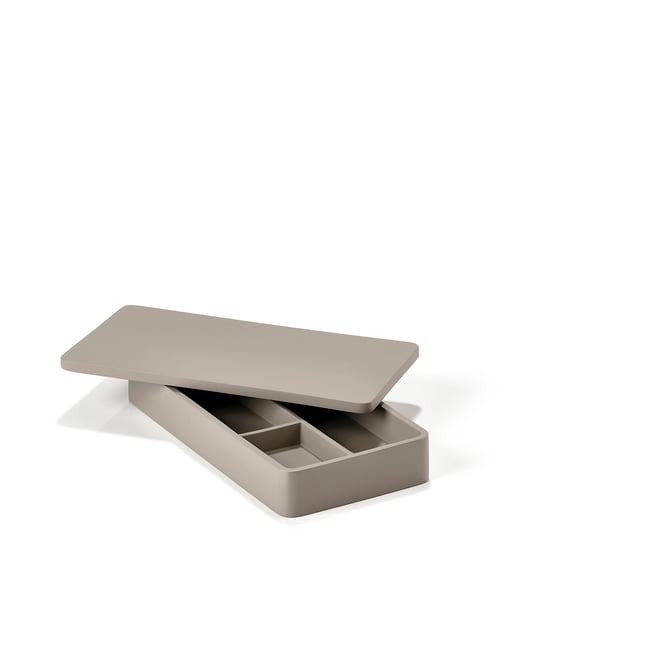 Organiseur de bureau Couleur gris galet <span itemprop=