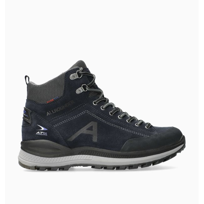 Bottines en cuir REMCO-TEX noir / bleu eclipse 2006 <span itemprop=