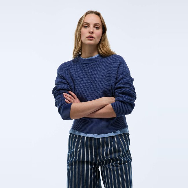 Pull en coton BIO abime <span itemprop=