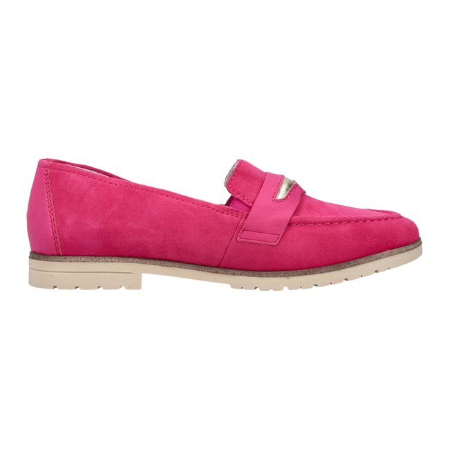 Derby Cuir fushia <span itemprop=