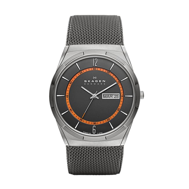Montre Analogique  MELBYE gris gris anthracite <span itemprop=