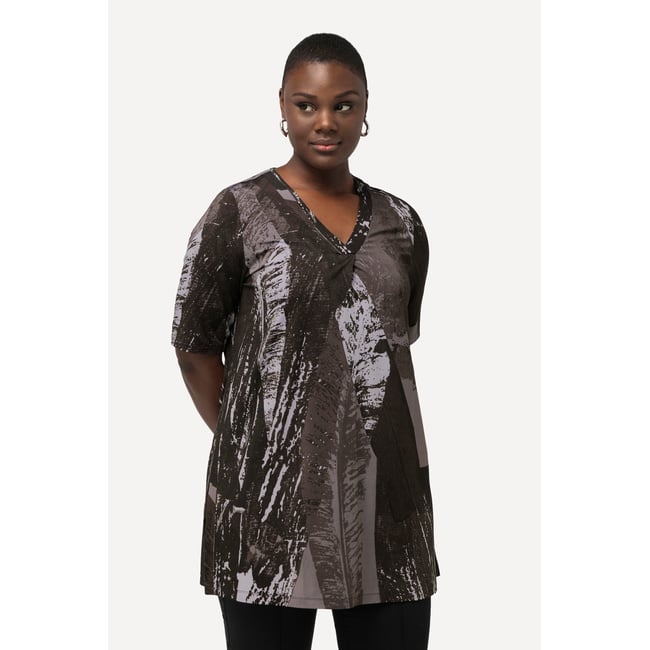 T-shirt en tissu fluide slinky blanc neige <span itemprop=
