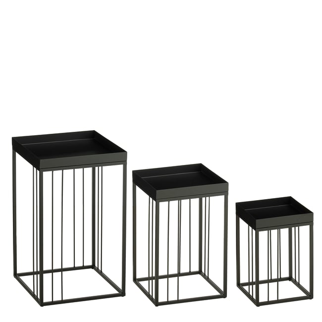 Table d'appoint BETH Couleur noir <span itemprop=