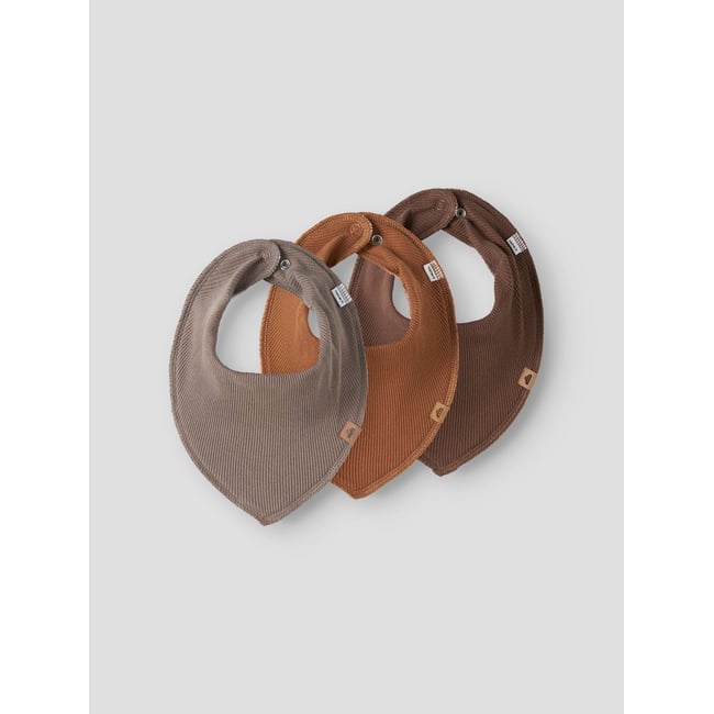 Bavoir Carré marron - mustang1 <span itemprop=