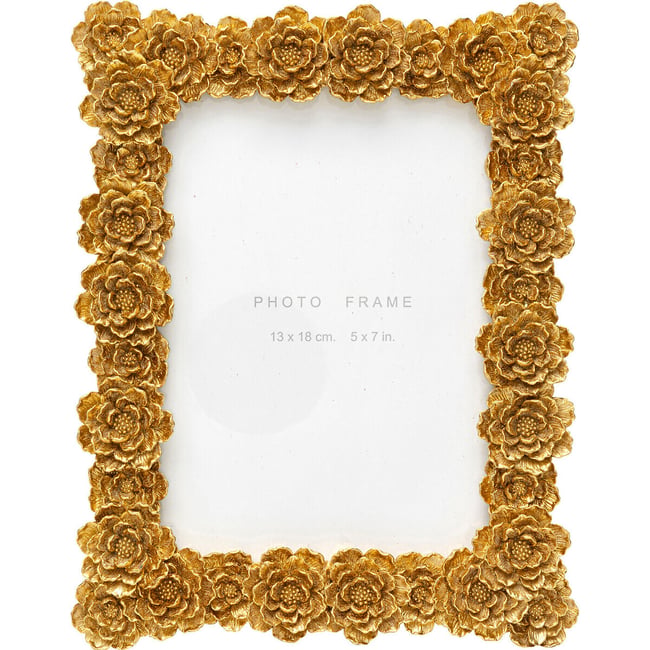 Cadre photo Flower 13x18cm or <span itemprop=