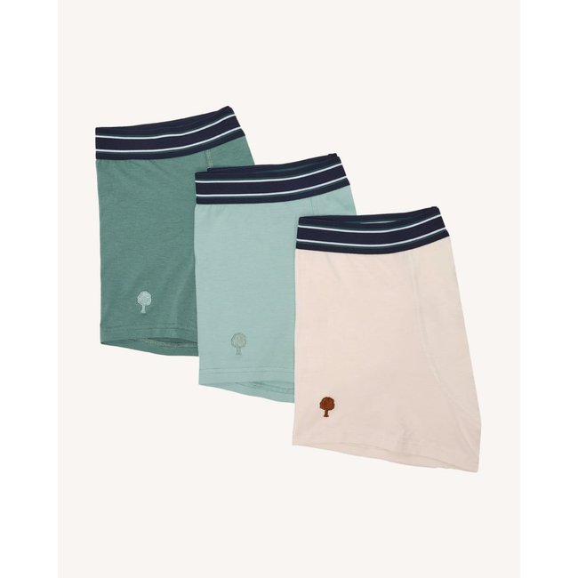 Lot de 3 boxers BOXER écru et lichen <span itemprop=