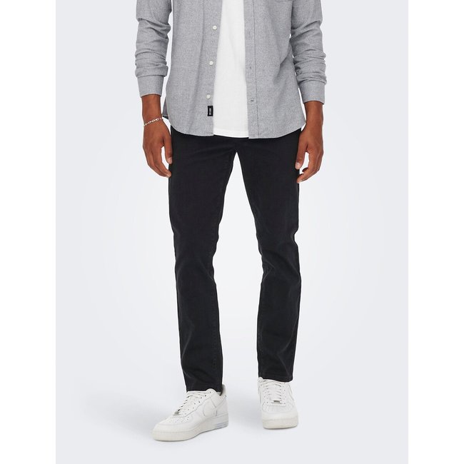 Pantalon chino slim stretch Pete dark navy 1 <span itemprop=