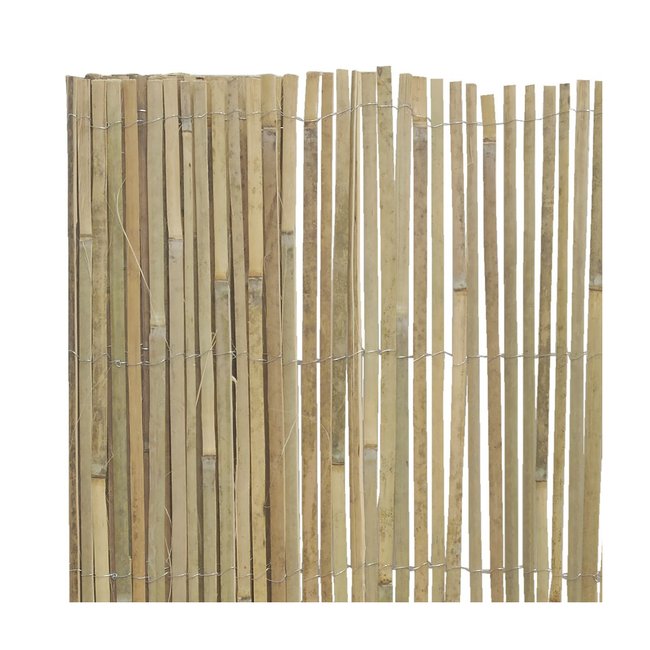 Canisse en bambou naturel - 1 x 5m [Lot de 5] brown <span itemprop=