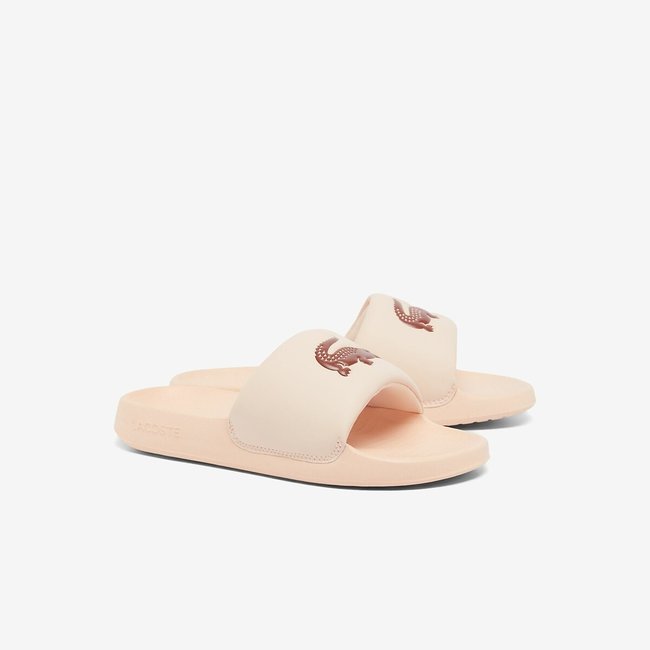 Serve Slide Croco 1.0 Pantoletten rosa <span itemprop=