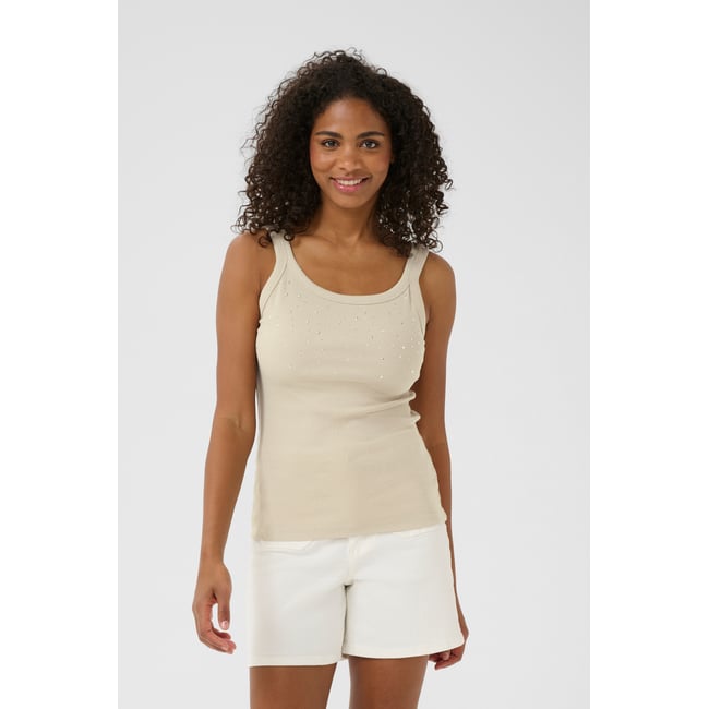 Jersey sans-manches beige feather gray <span itemprop=