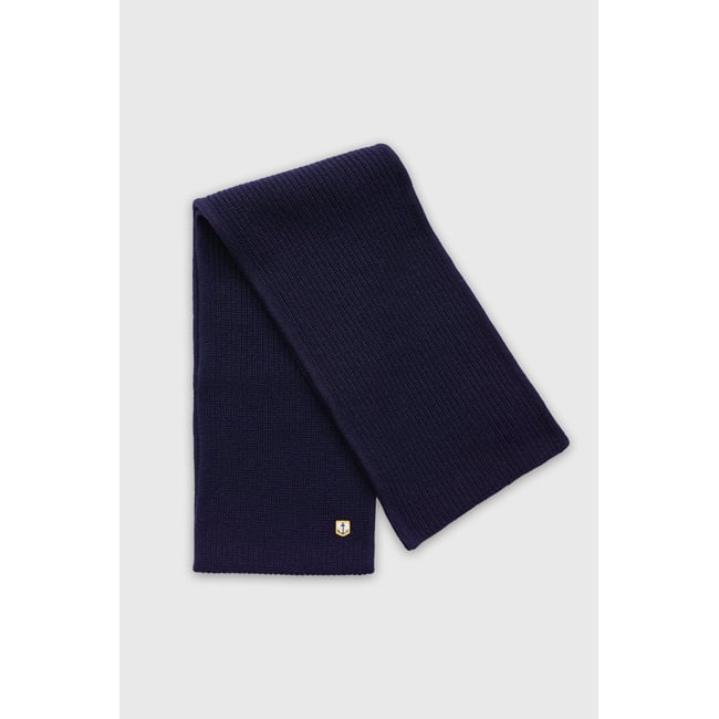 Écharpe rayée en Lambswool navire <span itemprop=