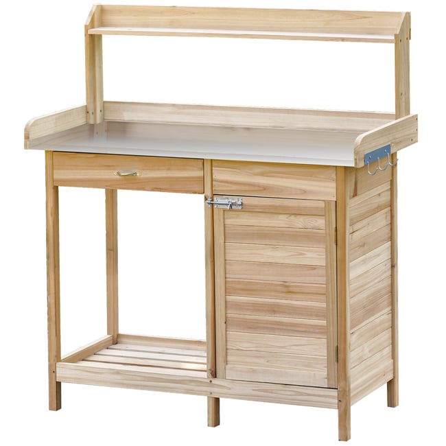 Table de rempotage Bois de sapin Bois naturel bois naturel <span itemprop=